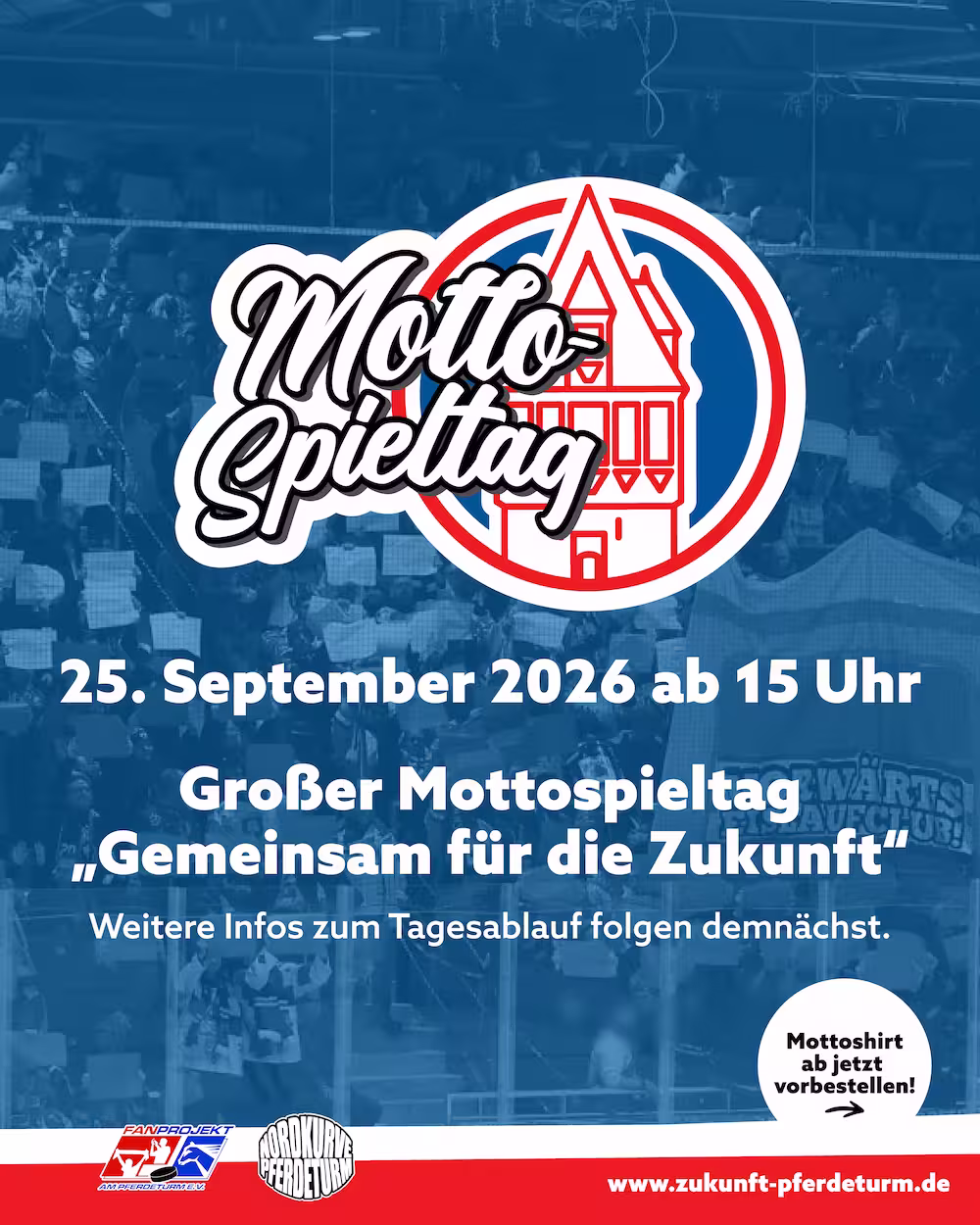 Unter dem Motto „Gemeinsam für die Zukunft“ setzen wir am 25.09. zusammen mit unseren Freunden aus Halle ein Zeichen für den Eissport! 1 von 2
